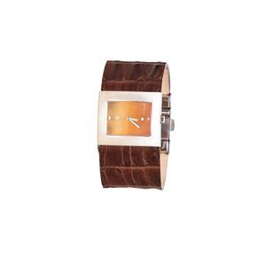 Roberto Cavalli Brown Leather Watch - '10s
